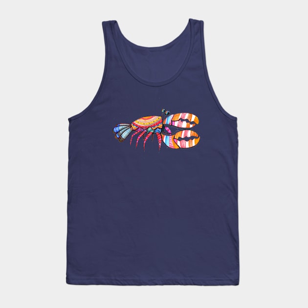 crustacean with vivid colors in itself Tank Top by duxpavlic